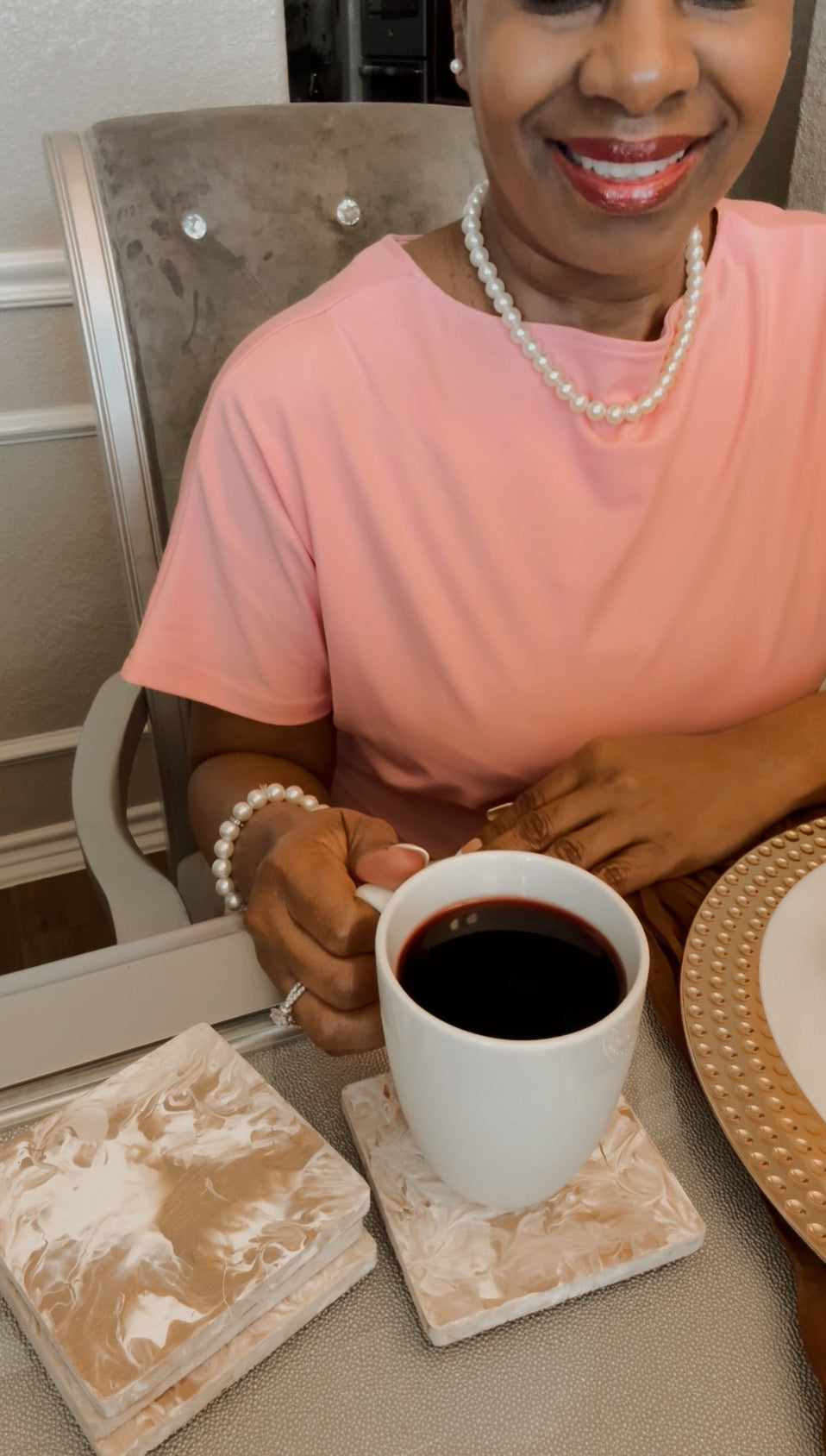 Custom Gift Bundle | Luxe Coasters, Wall Decor, Key Chain & Dish Towel